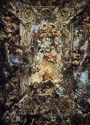 Pietro da Cortona Allegory of Divine Providence and Barberini Power oil on canvas